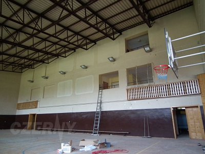 Oświetlenie sali gimnastycznej w Baranowicach
